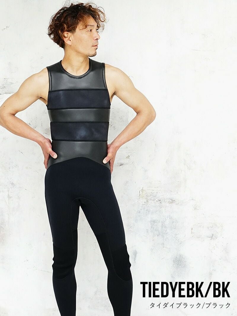 ウェットスーツメンズ2.5mmロングジョンHeleiWahoヘレイワホPopLifeおしゃれサーフィンダイビングスキンダイビングSUPシュノーケリングetc