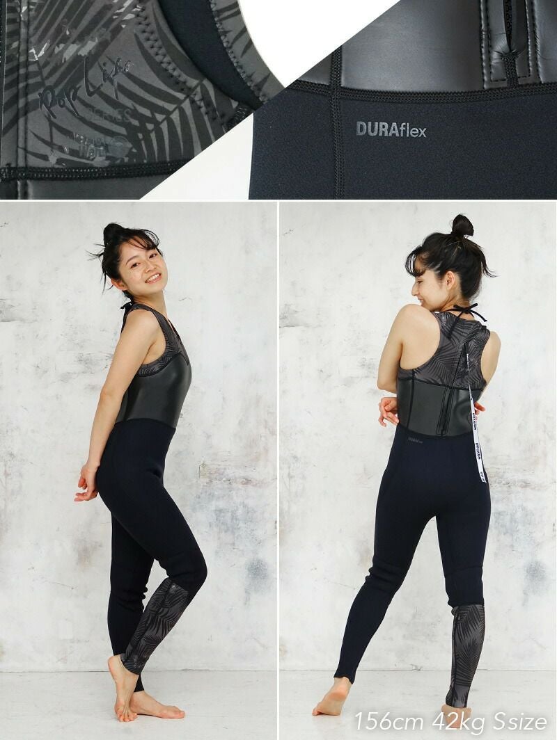 ウェットスーツレディース2.5mmロングジョンHeleiWahoヘレイワホPopLifeおしゃれサーフィンダイビングスキンダイビングSUPシュノーケリングetc