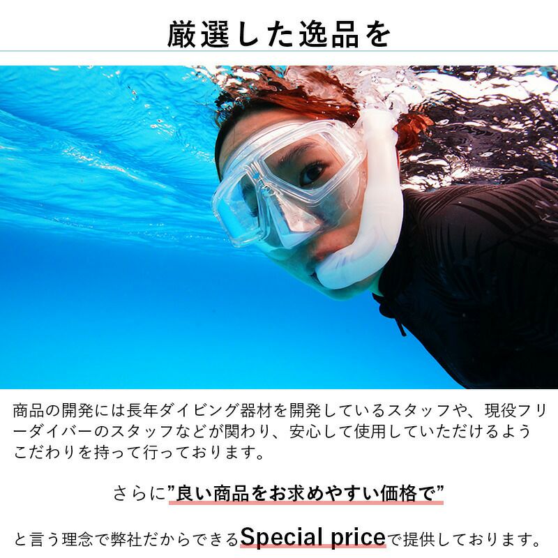 スノーケルシュノーケルフリーダイビング専用ケース付きスキンダイビングHeleiWahoヘレイワホkoloheコロヘ