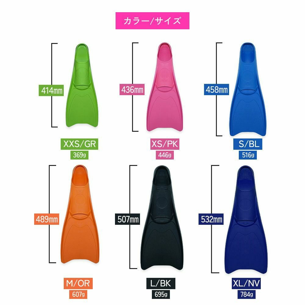 Hele i Waho】 Classic Color Snorkeling Full foot | 業務用・卸販売対応