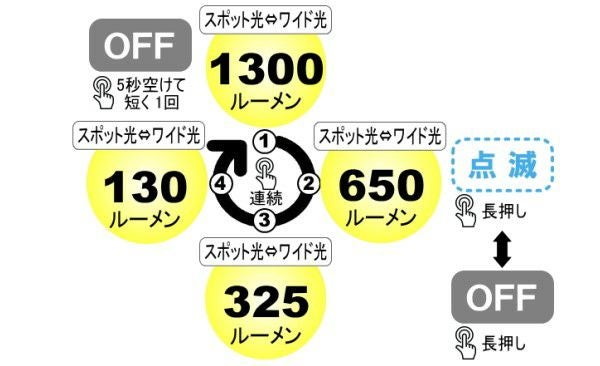 bigblue/ビッグブルー 水中ライト【CF-1300P】